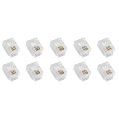 سوکت تلفن RJ11 کد HJ32 بسته 10 عددی
