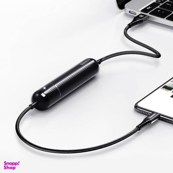 کابل تبدیل USB به لایتنینگ و پاوربانک باسیوس مدل ENERGY به طول 1.2 متر