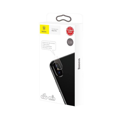 محافظ لنز دوربین شیشه ای بیسوس مدل Camera Lens Glass Film مناسب برای آیفون 10