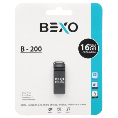 فلش مموری بکسو (Bexo) مدل B-200 ظرفیت 16 گیگابایت