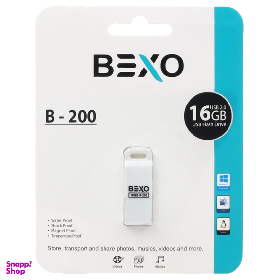فلش مموری بکسو (Bexo) مدل B-200 ظرفیت 16 گیگابایت