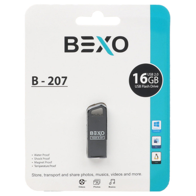 فلش مموری بکسو (Bexo) مدل B-207 ظرفیت 16 گیگابایت