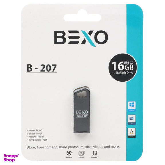 فلش مموری بکسو (Bexo) مدل B-207 ظرفیت 16 گیگابایت