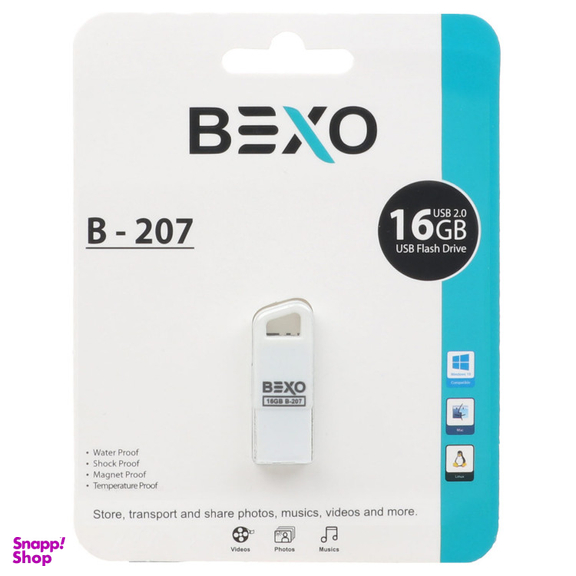 فلش مموری بکسو (Bexo) مدل B-207 ظرفیت 16 گیگابایت