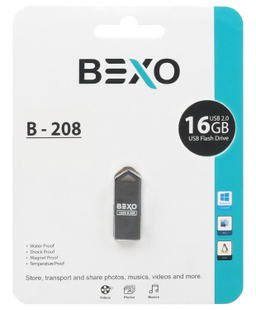 فلش مموری بکسو (Bexo) مدل B-208 ظرفیت 16 گیگابایت