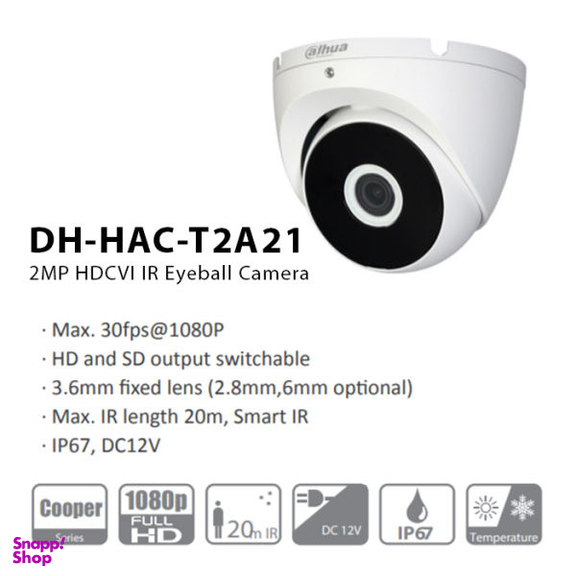 دوربین مداربسته داهوا مدل HAC-T2A21P