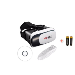 هدست واقعیت مجازی وی آر باکس مدل VR Box 2 به همراه ریموت کنترل بلوتوث و DVD حاوی اپلیکیشن و باتری