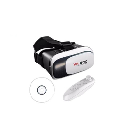 هدست واقعیت مجازی وی آر باکس مدل VR Box 2 به همراه ریموت کنترل بلوتوث و DVD حاوی اپلیکیشن و باتری