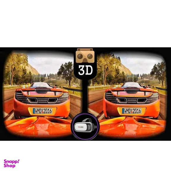 هدست واقعیت مجازی وی آر باکس مدل VR Box 2 به همراه ریموت کنترل بلوتوث و DVD حاوی اپلیکیشن و باتری