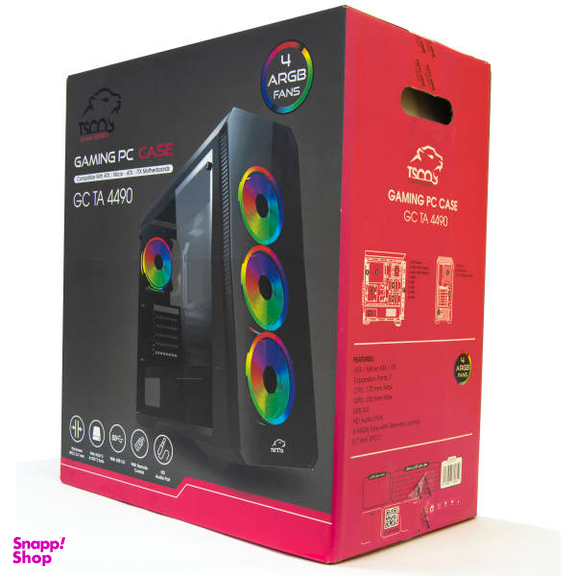 کیس کامپیوتر گیمینگ تسکو مدل GC-TA-4490