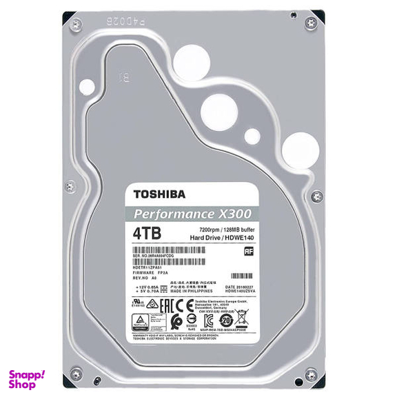 هارددیسک اینترنال توشیبا سری X300 مدل HDWE140 ظرفیت 4 ترابایت