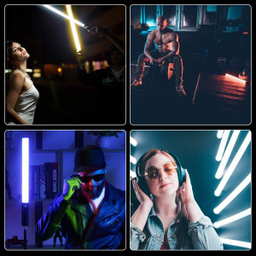 باتوم لایت مدل LC500R-RGB