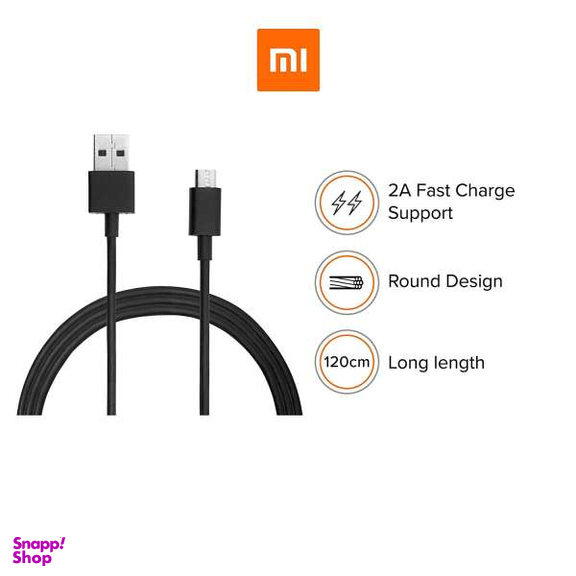 کابل شارژ USB به USB-C شیائومی مدل fast charge به طول 1.2 متر