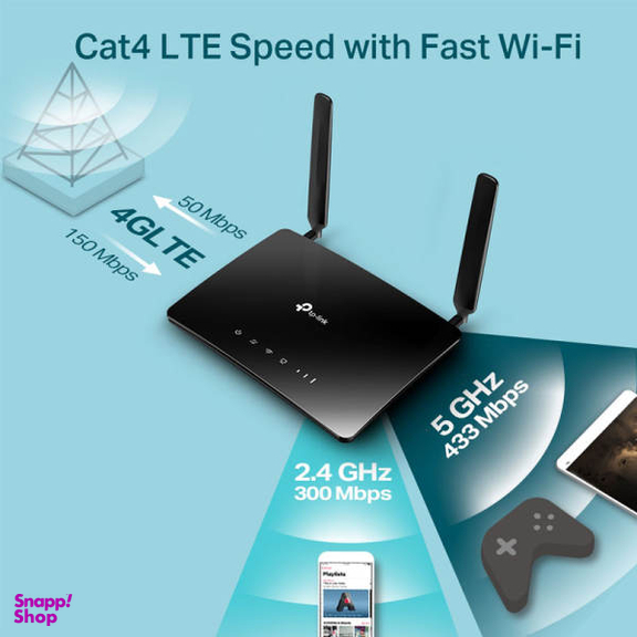 مودم روتر بی سیم 4G تی پی لینک مدل Archer MR200/AC750_Ver- 5