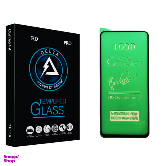 محافظ صفحه نمایش سرامیکی دلتا مدل Fit مناسب برای گوشی موبایل شیایومی Redmi Note 9s