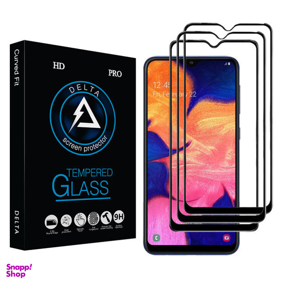 محافظ صفحه نمایش دلتا مدل Fit مناسب برای گوشی موبایل سامسونگ Galaxy A30 بسته سه عددی