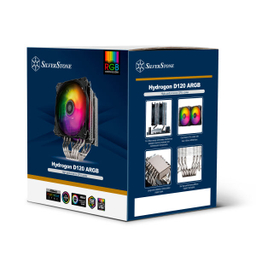 سیستم خنک کننده بادی سیلور استون مدل Hydrogon D120 ARGB