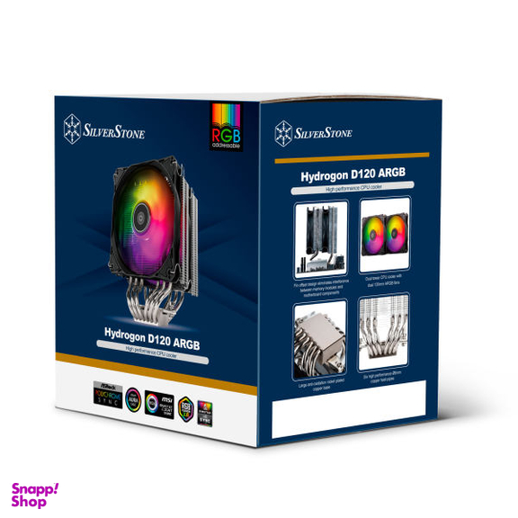 سیستم خنک کننده بادی سیلور استون مدل Hydrogon D120 ARGB