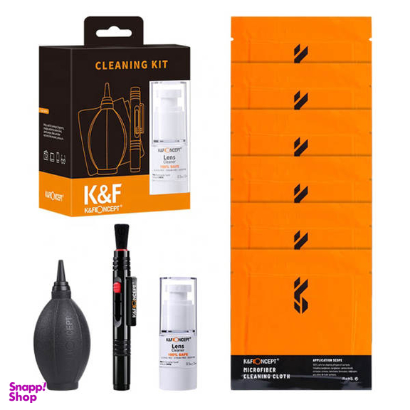 کیت تمیز کننده لنز دوربین کی اند اف کد SKU.1618