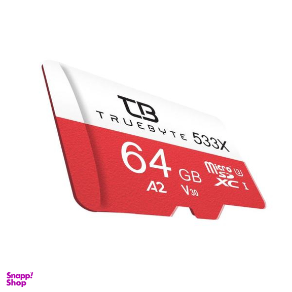 کارت حافظه microSD XC تروبایت مدل 533X-A2- V30 کلاس 10 استاندارد UHS-I U3 ظرفیت 64 گیگابایت