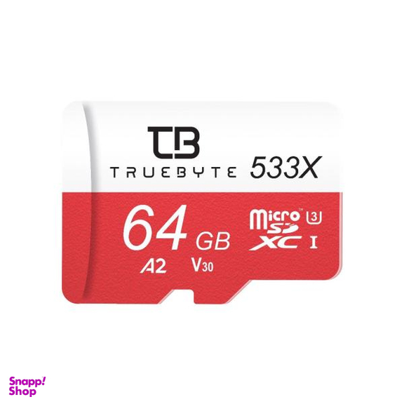 کارت حافظه microSD XC تروبایت مدل 533X-A2- V30 کلاس 10 استاندارد UHS-I U3 ظرفیت 64 گیگابایت