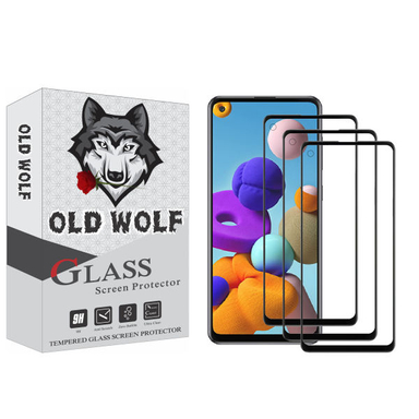 محافظ صفحه نمایش اولد ولف مدل Fl-A21s مناسب برای گوشی موبایل سامسونگ Galaxy A21s بسته سه عددی