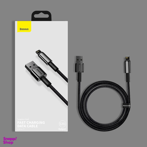 کابل USB به لایتنینگ باسیوس مدل 2.4A calwj-01 طول 1 متر