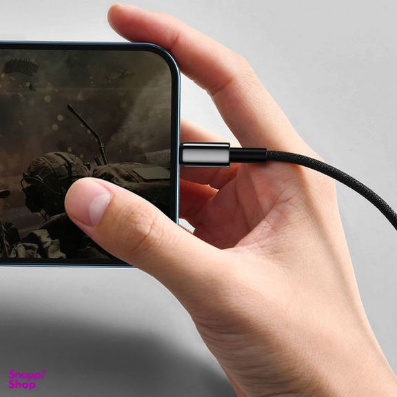 کابل USB به لایتنینگ باسیوس مدل 2.4A calwj-01 طول 1 متر