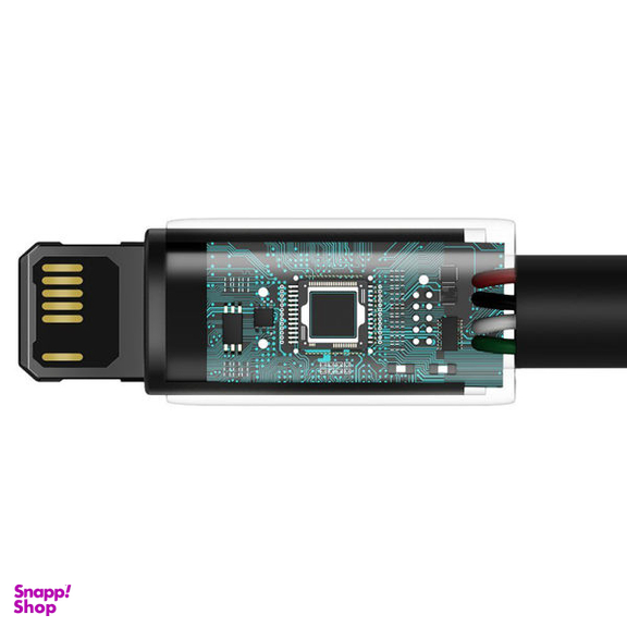 کابل USB به لایتنینگ باسیوس مدل 2.4A calwj-01 طول 1 متر