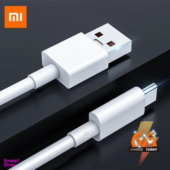 کابل تبدیل USB به USB-C مدل 6A Turbo طول 1 متر غیر اصل