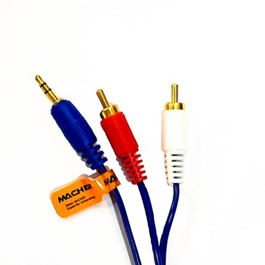 کابل تبدیل 1 به 2 جک 3.5 میلی متری مچر مدل MR-98 طول 1.5 متر