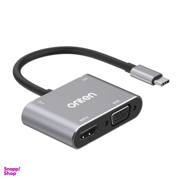 مبدل USB-C به USB-C/HDMI/VGA/USB اونتن مدل OTN-95112