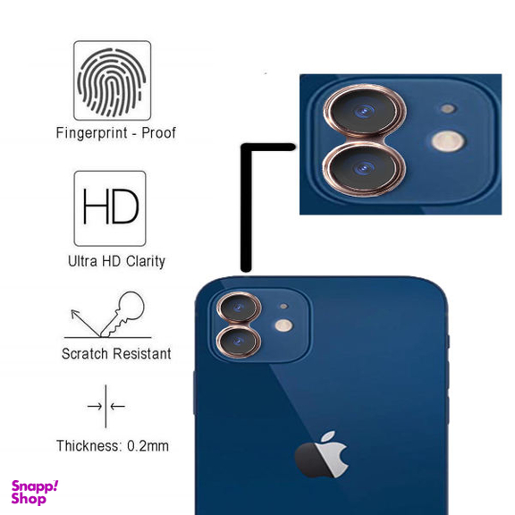 محافظ لنز دوربین بوف مدل Spinner مناسب برای گوشی اپل Iphone 11 / Iphone 12 / Iphone 12 Mini