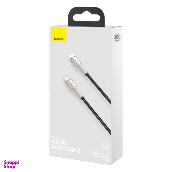 کابل تبدیل USB-C به لایتنینگ بیسوس مدل CAJK-B01 20W طول 2 متر