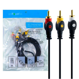 کابل 3 به 3 RCA رویال مدل 1000642 طول 1.5 متر