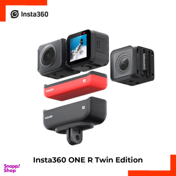 دوربین فیلم برداری ورزشی اینستا 360 مدل ONE R Twin Edition + محافظ لنز
