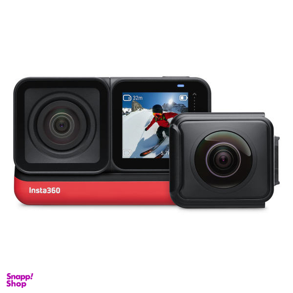 دوربین فیلم برداری ورزشی اینستا 360 مدل ONE R Twin Edition + محافظ لنز