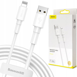 کابل تبدیل USB به لایتنینگ باسیوس مدل MINI WHITE طول 1 متر