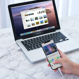 کابل تبدیل USB به لایتنینگ باسیوس مدل MINI WHITE طول 1 متر