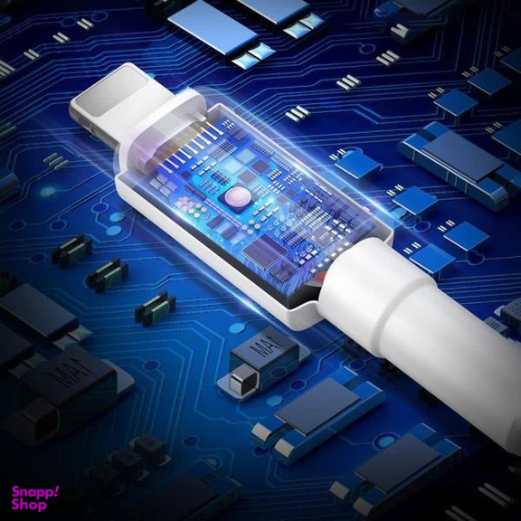 کابل تبدیل USB به لایتنینگ باسیوس مدل MINI WHITE طول 1 متر