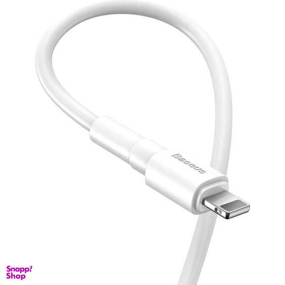 کابل تبدیل USB به لایتنینگ باسیوس مدل MINI WHITE طول 1 متر