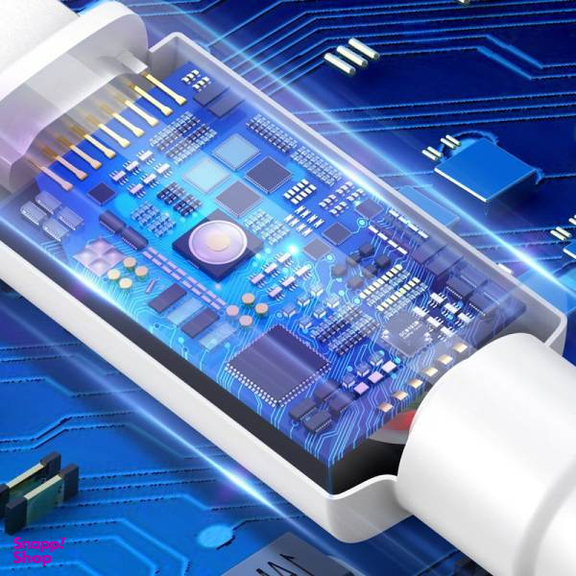 کابل تبدیل USB به لایتنینگ باسیوس مدل MINI WHITE طول 1 متر