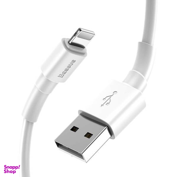 کابل تبدیل USB به لایتنینگ باسیوس مدل MINI WHITE طول 1 متر