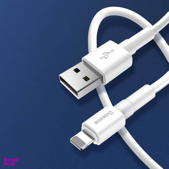 کابل تبدیل USB به لایتنینگ باسیوس مدل MINI WHITE طول 1 متر