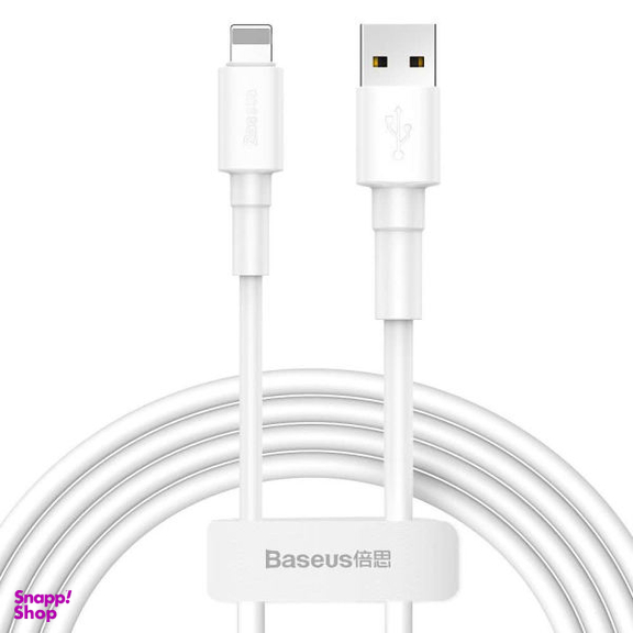 کابل تبدیل USB به لایتنینگ باسیوس مدل MINI WHITE طول 1 متر