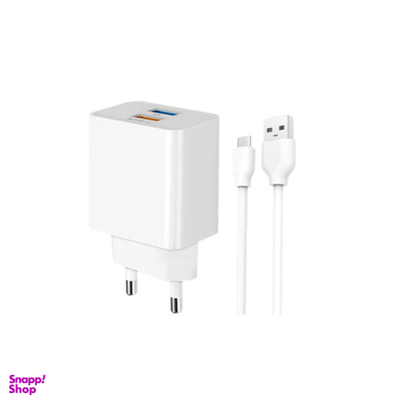 شارژر دیواری پرووان مدل PWC525 به همراه کابل تبدیل MicroUSB