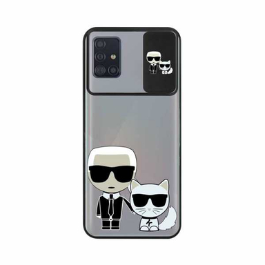 کاور دکین مدل Tilly طرح KARL مناسب برای گوشی موبایل سامسونگ Galaxy A71