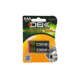 باتری قلمی و نیم قلمی قابل شارژ دی بی کی مدل 1000 HR6 2300mAh/HR03 بسته 4 عددی