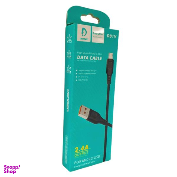 کابل تبدیل USB به microUSB مدل D01V 65 طول 1 متر غیر اصل