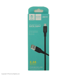 کابل تبدیل USB به microUSB مدل D01V 65 طول 1 متر غیر اصل